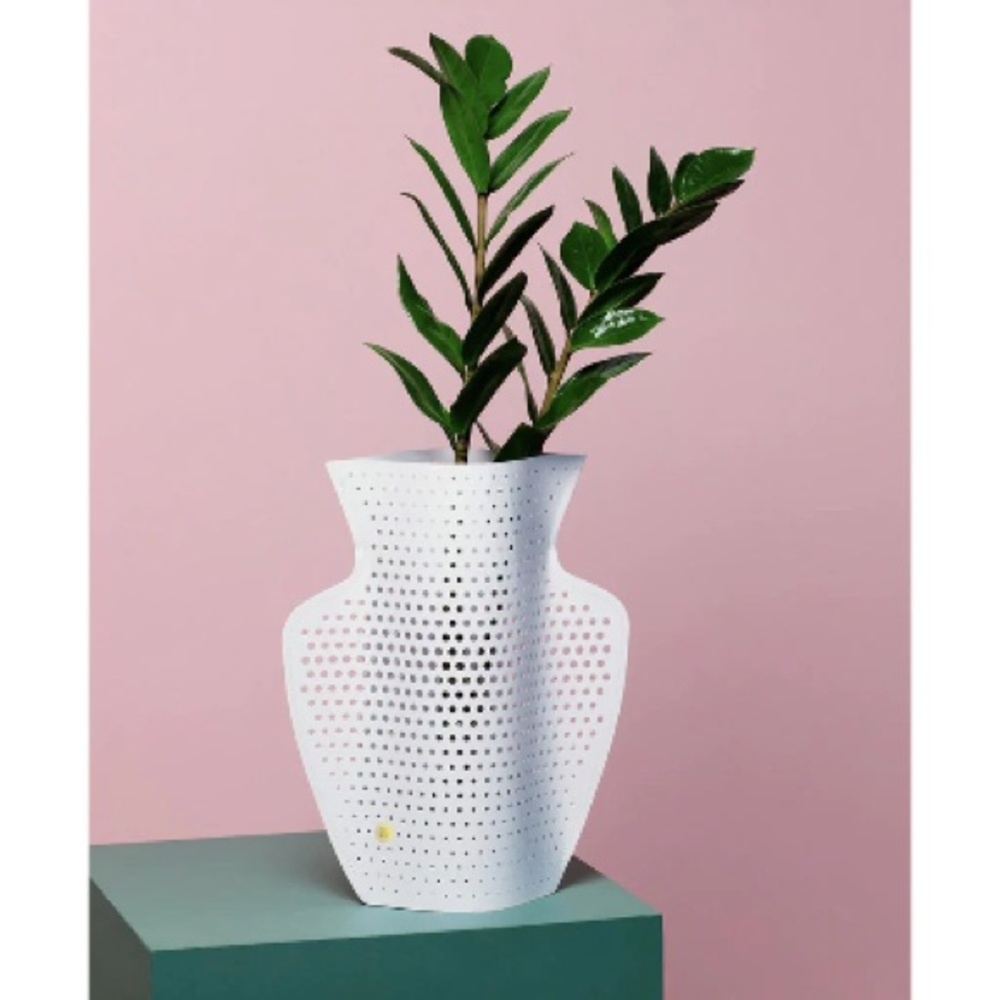 OCTAEVO Cyano White Waterproof Paper Vase Mediterranean